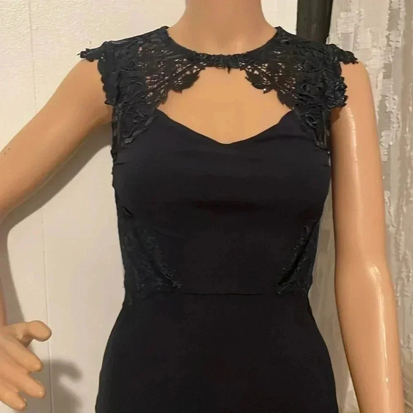 Lipsy navy sequin bodycon dress 12.flute hen lace evening - Picture 7 of 16